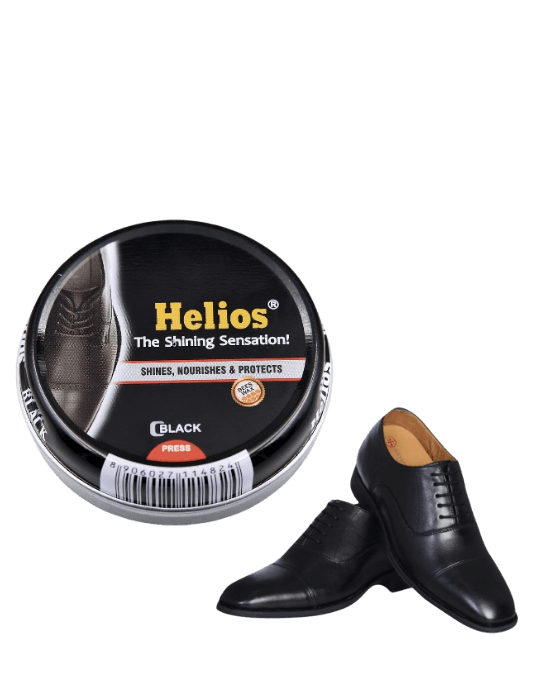 Helios Black Wax Shoe Polish 40gm
