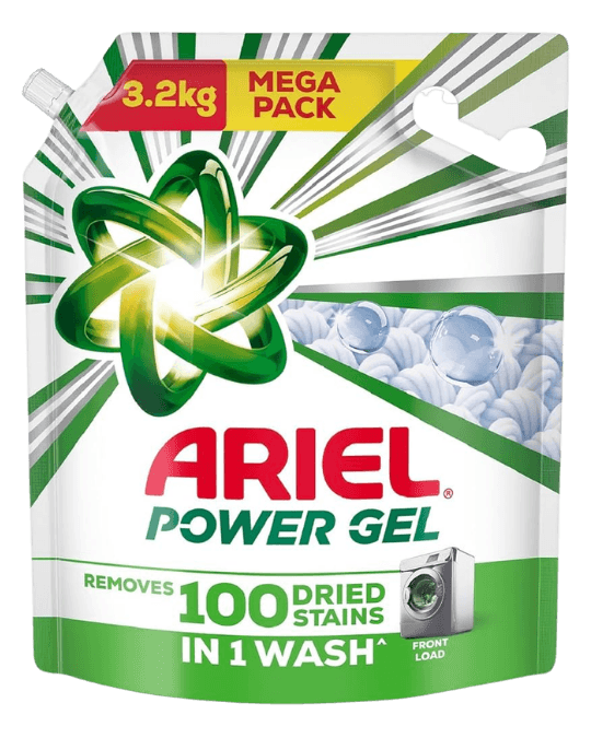 Ariel Power Gel Liquid Detergent 3.2kg (Front Load)