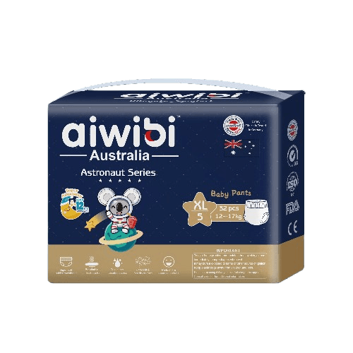 Aiwibi Diaper | Pant style | XL-32 | Astronaut Series | (12- 17 kg)