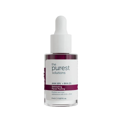 The Purest Solutions AHA 10% + BHA 2% Exfoliating Facial Peeling | 30ml