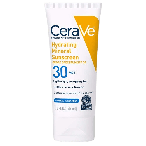 CeraVe Hydrating Mineral Sunscreen SPF 30 | 75ml