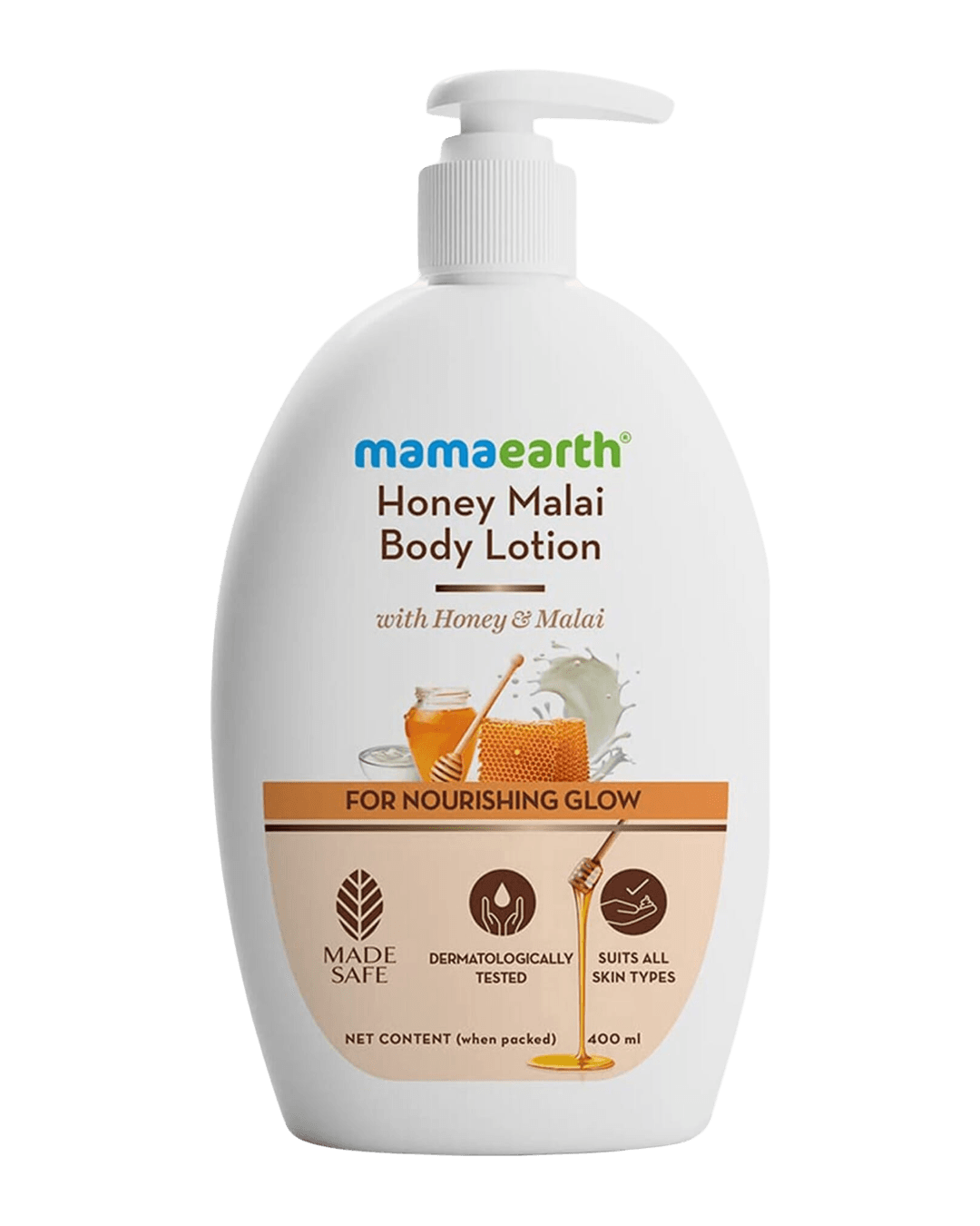 Mamaearth | Honey Malai Body Lotion | 400 ml