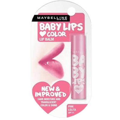 Maybelline Baby Lips Color SPF 16 Lip Balm Shade : Pink Lolita | 4.5GM