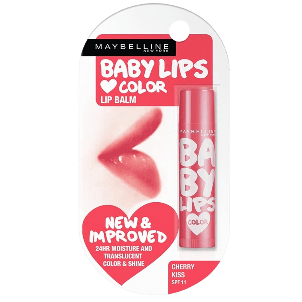 Maybelline Baby Lips Color SPF 16 Lip Balm Shade : Cherry Kiss | 4.5GM