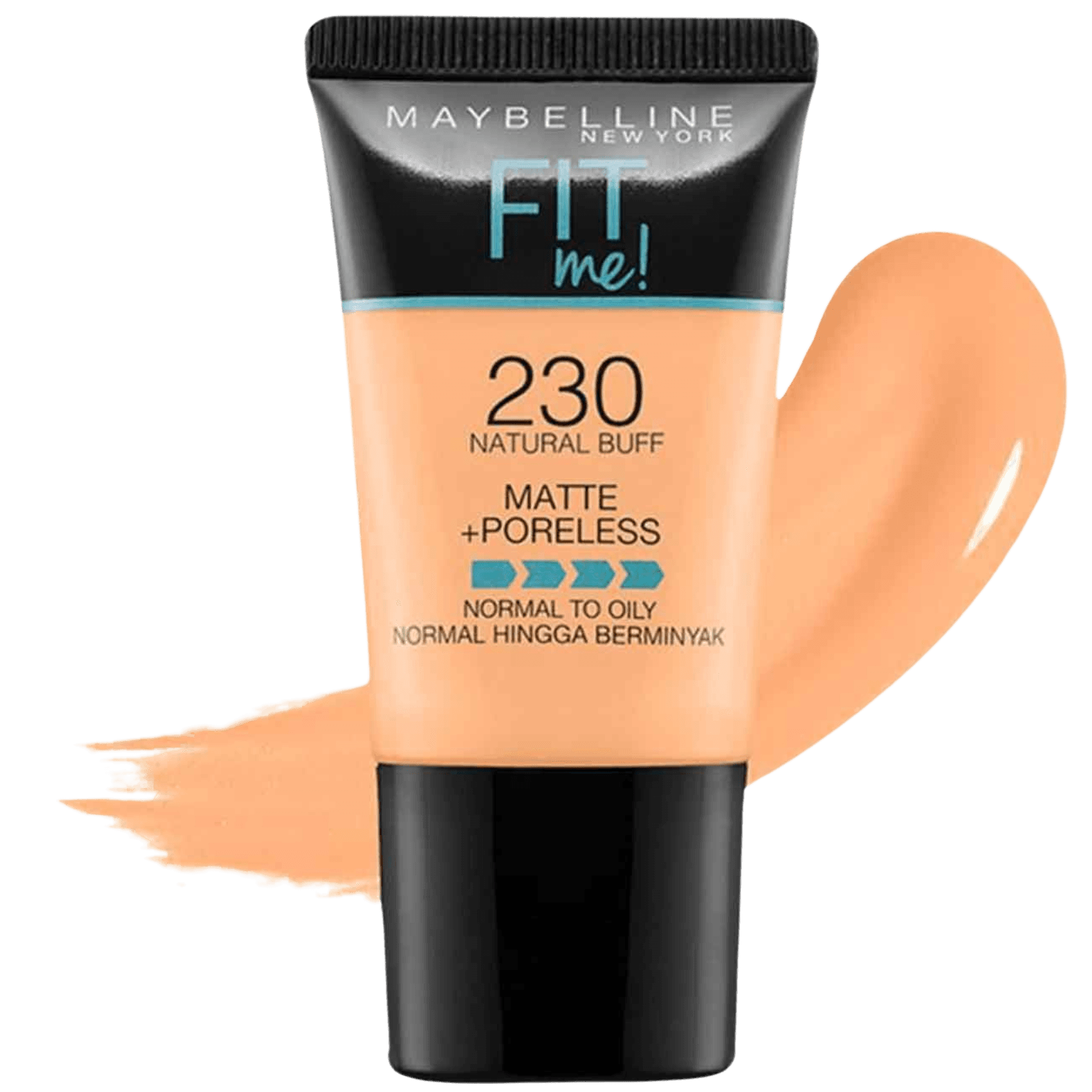 Maybelline FIT ME Tube Foundation Shade 230 Natural Buff | 18ml