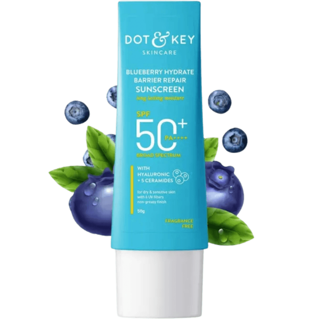 Dot & Key Blueberry Hydrate Barrier Repair Sunscreen SPF 50+ PA++++ | 50g