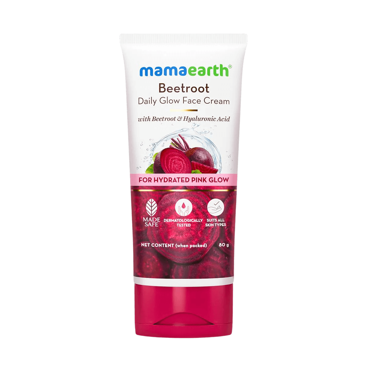 Mamaearth Beetroot Daily Glow Face Cream With Beetroot & Hyaluronic Acid -80g