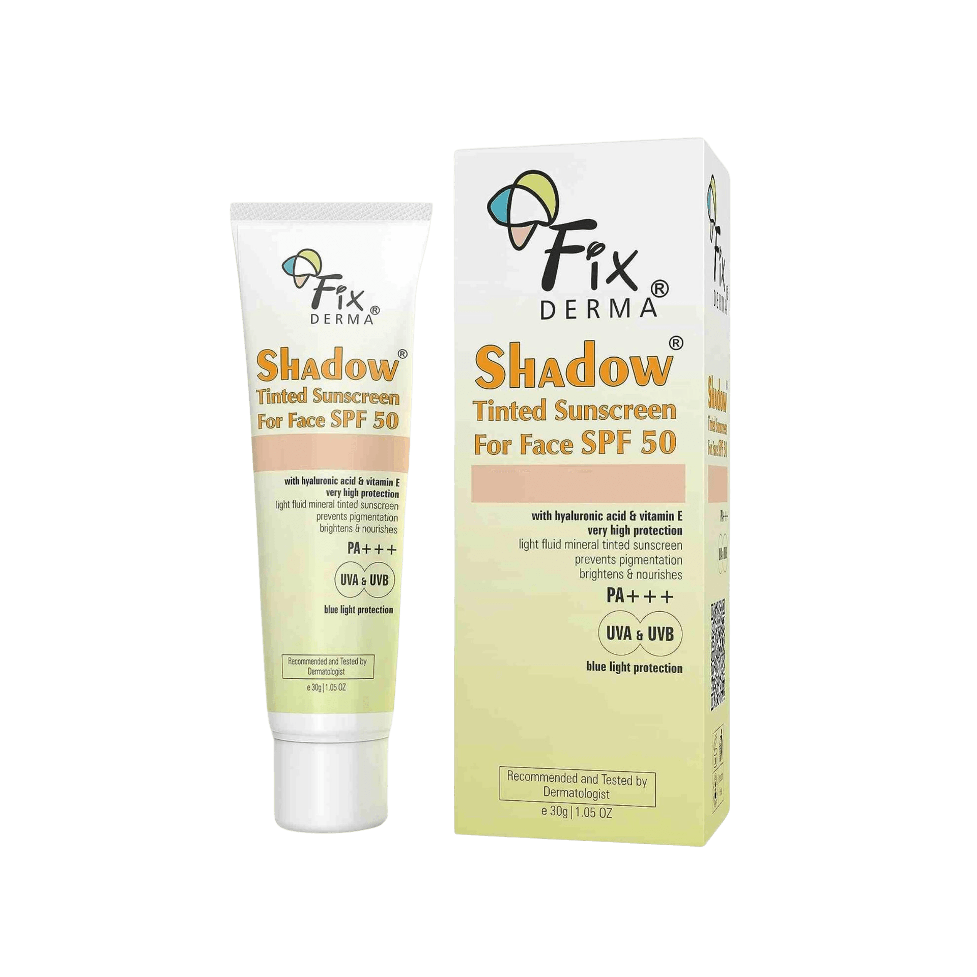 Fix Derma Shadow Tinted Sunscreen SPF 50 PA+++