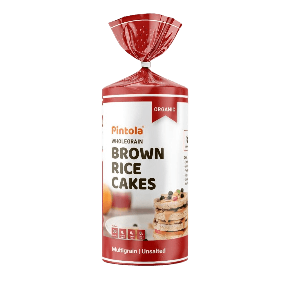 PINTOLA | Organic Brown Rice Cake | Multigrain | Unsalted