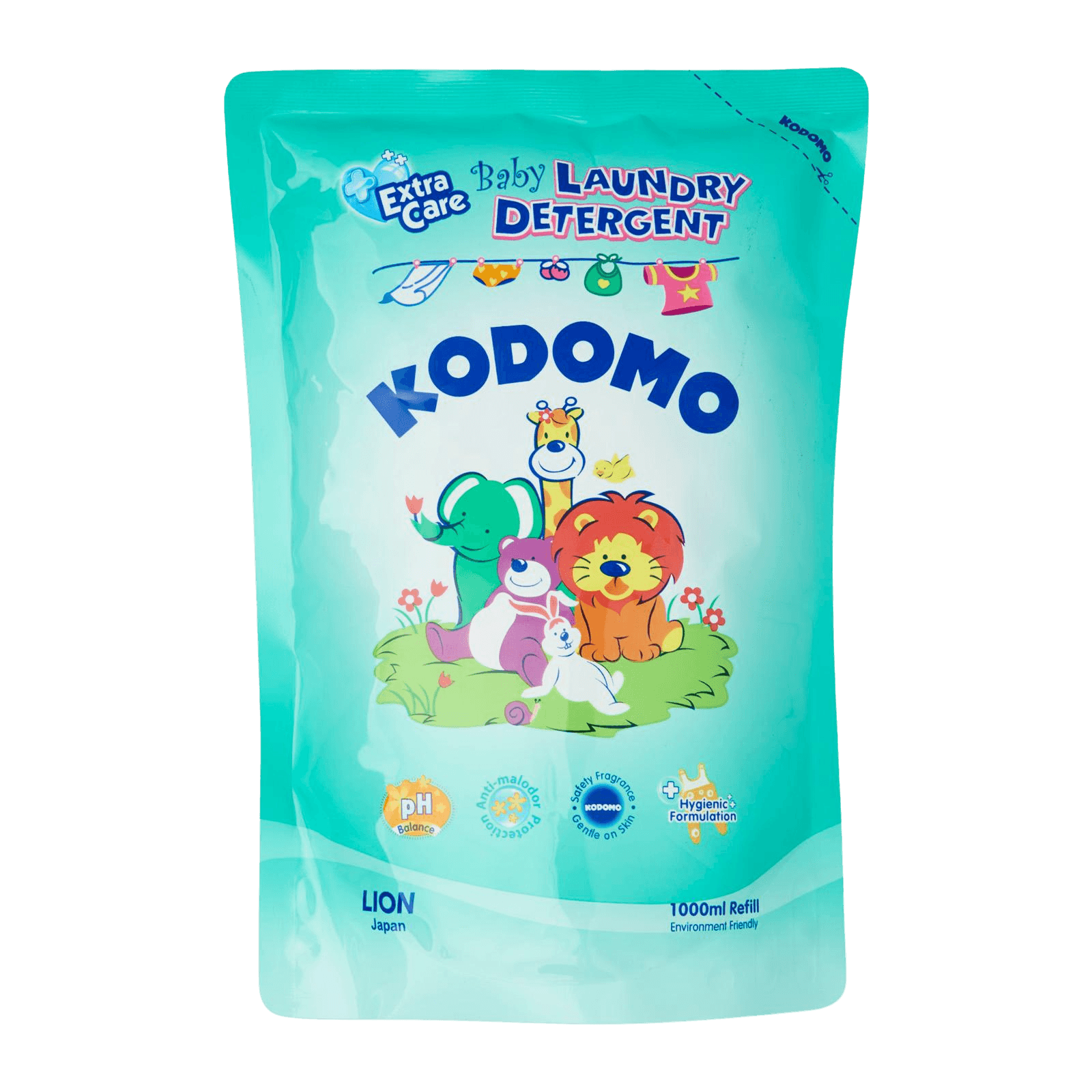 Kodomo | Baby Laundry Detergent |1000Ml | Extra Care Refill Pack