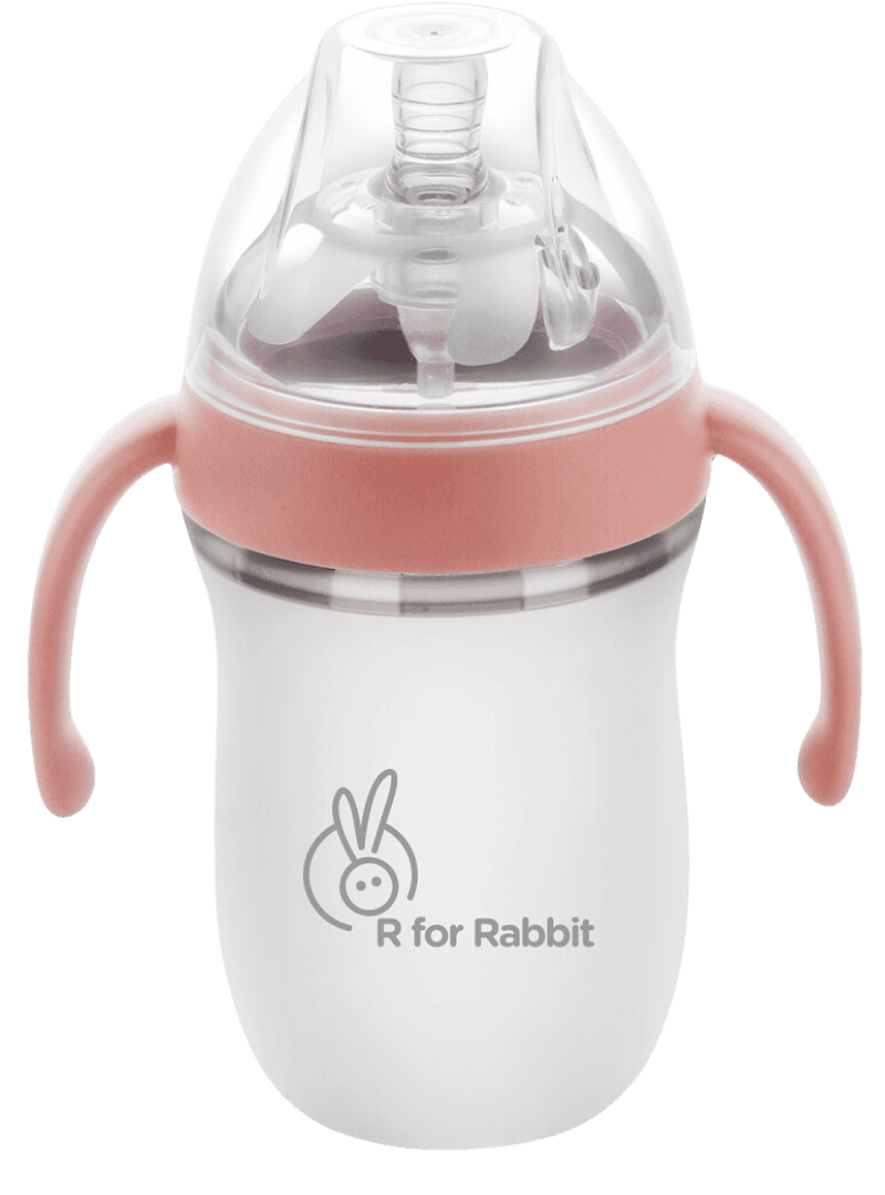 R for Rabbit | First Feed Feeding Bottle | 260 ml | PINK