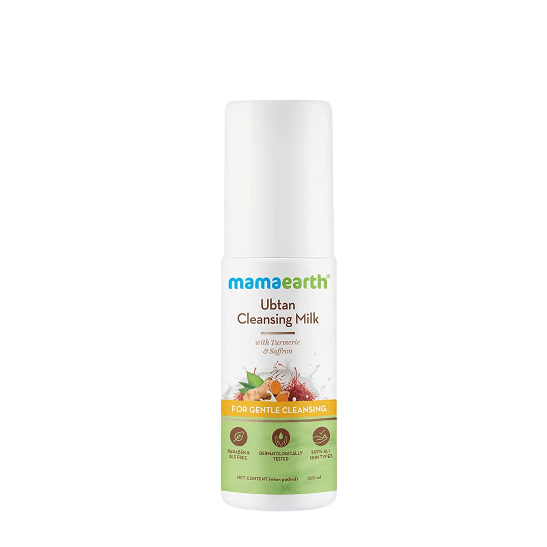 Mamaearth | Ubtan Cleansing Milk |Turmeric & Saffron | 100ml