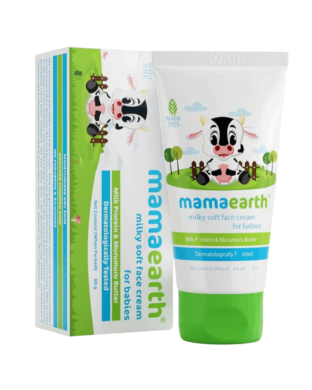 Mamaearth | Milky Soft Face Cream | Babies With Milk Protein & Murumuru Butter | 60 g