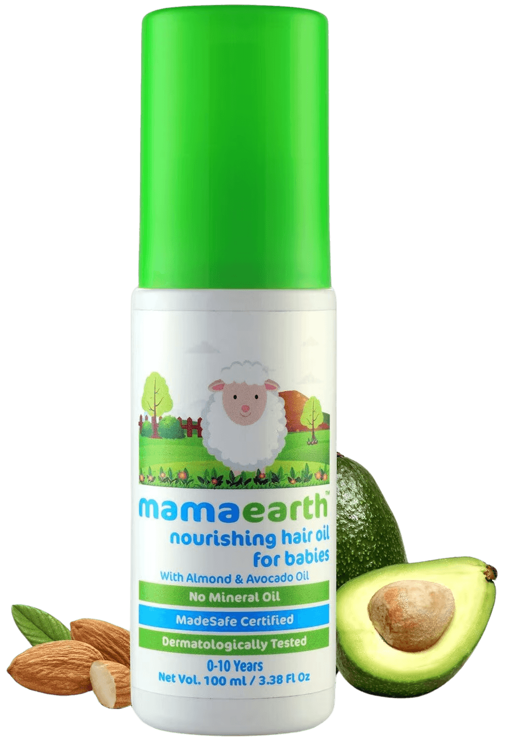 Mamaearth | Nourishing Baby Hair Oil | Almond & Avocado, Clear, Coconut| 100 ml