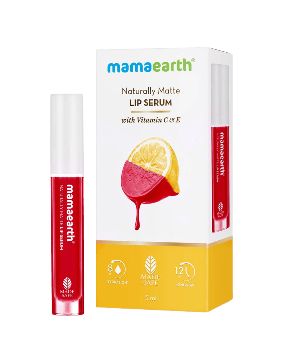 Mamaearth | Naturally Matte Liquid Lipstick | Beet It Red |3 ml