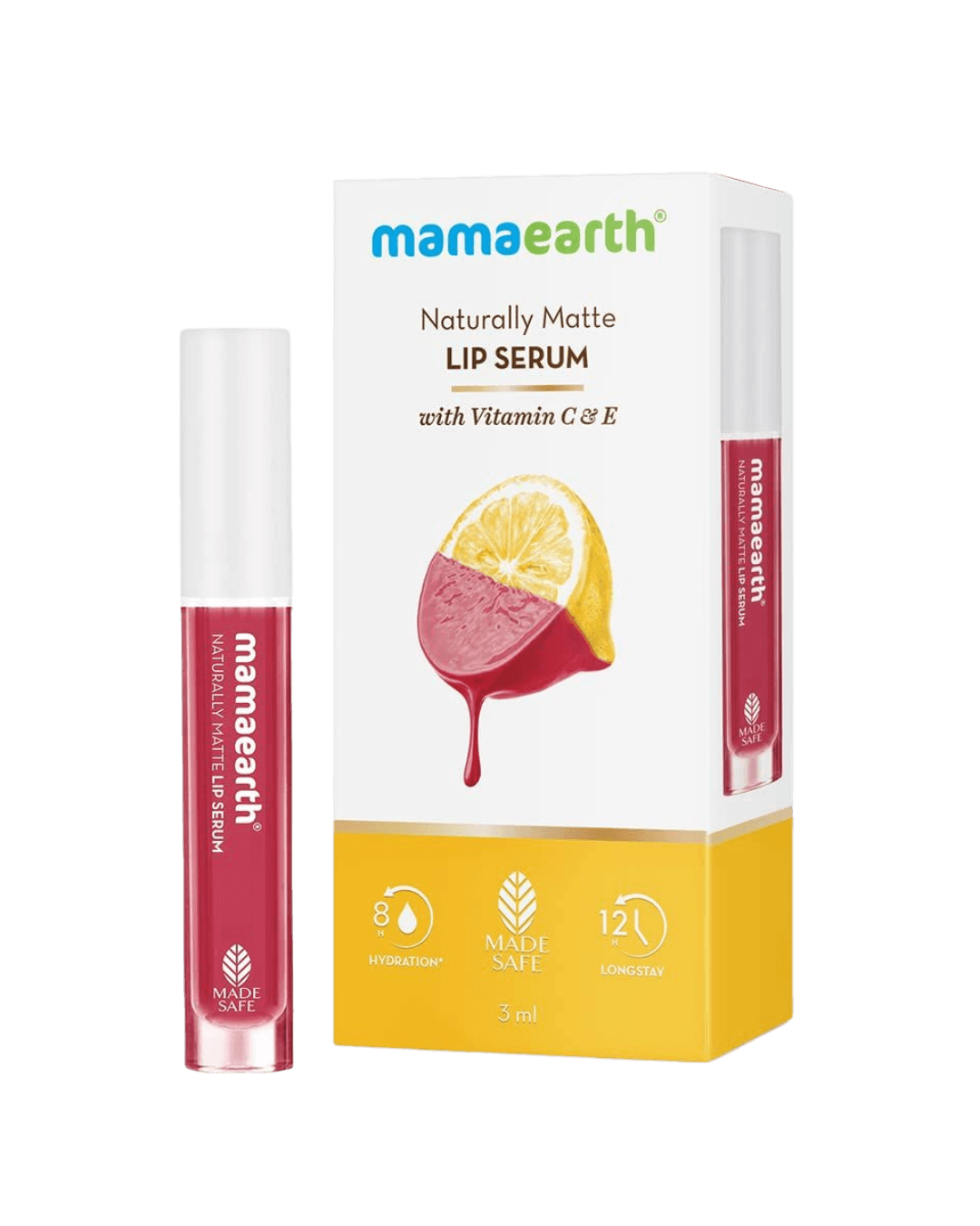 Mamaearth | Naturally Matte Lip Serum | 06 Candylicious Nude | 3ml