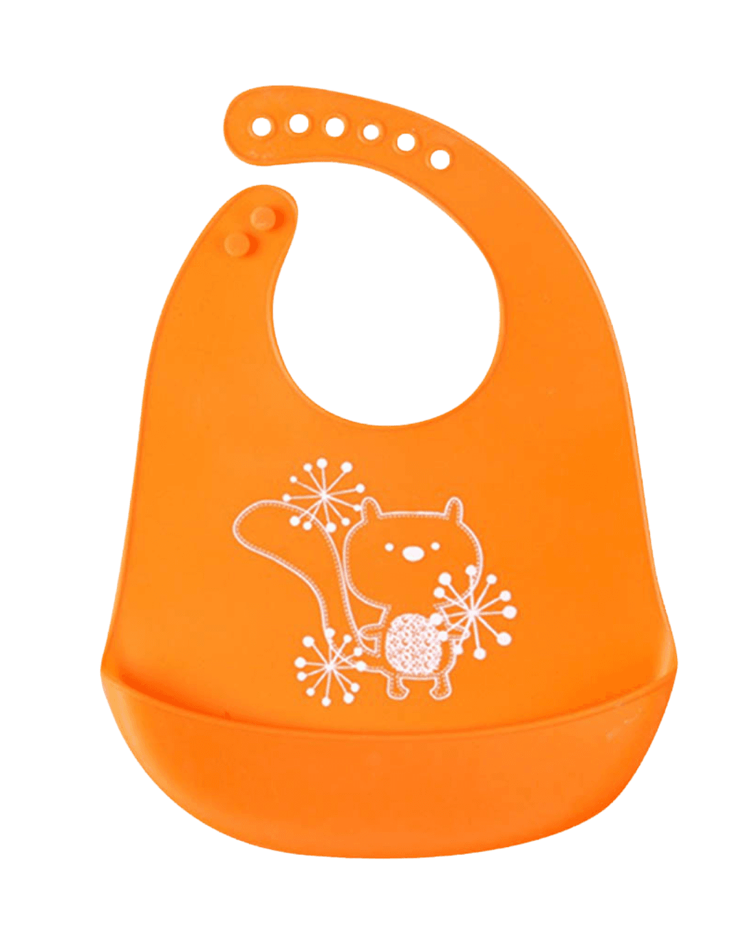 Silicone Washable Newborn Dining Scarf | Baby Bib | Food Catcher for Fedding