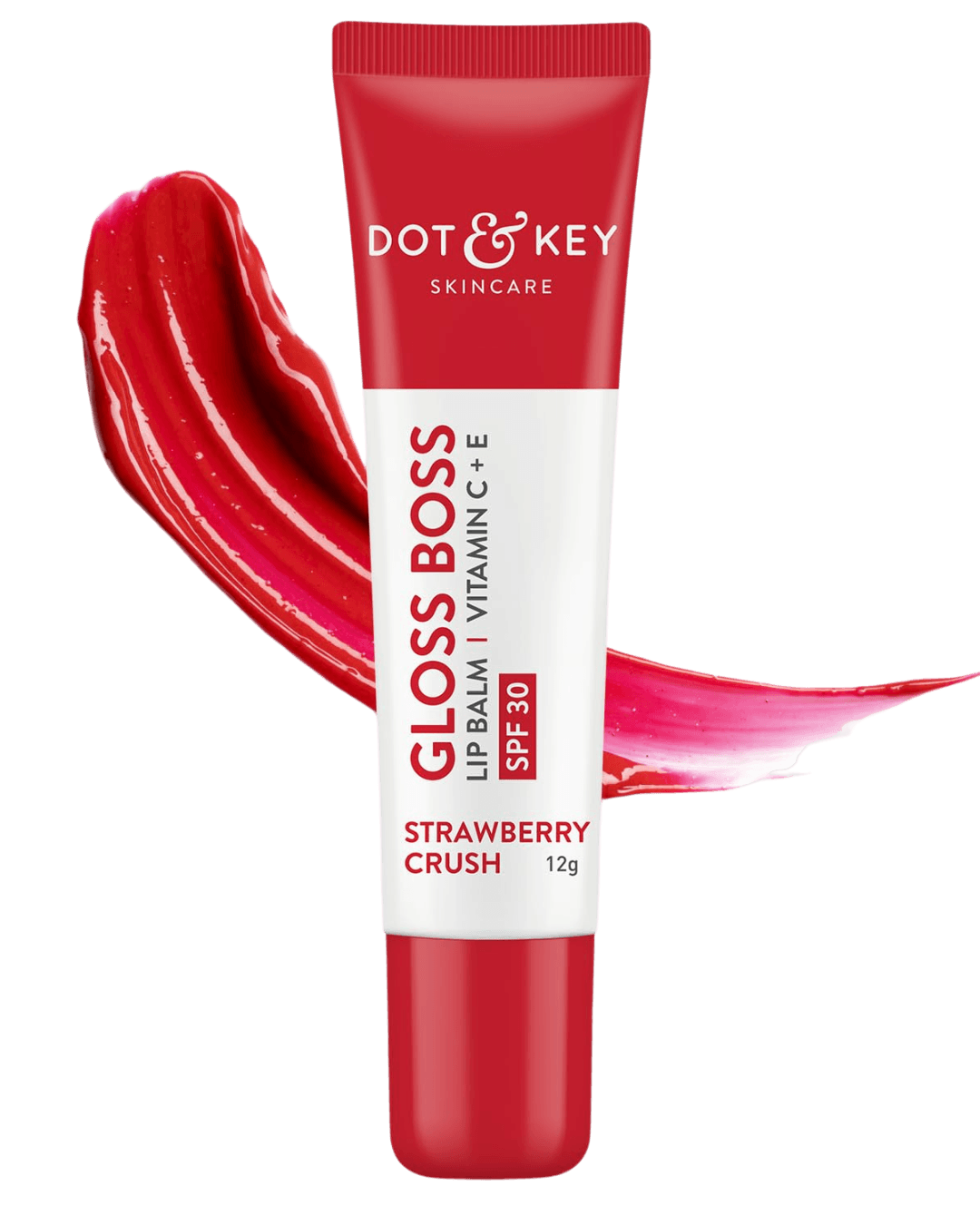 Dot & Key | Vitamin C + E Lip Balm | SPF 50 | STRAWBERRY CRUSH | 12g