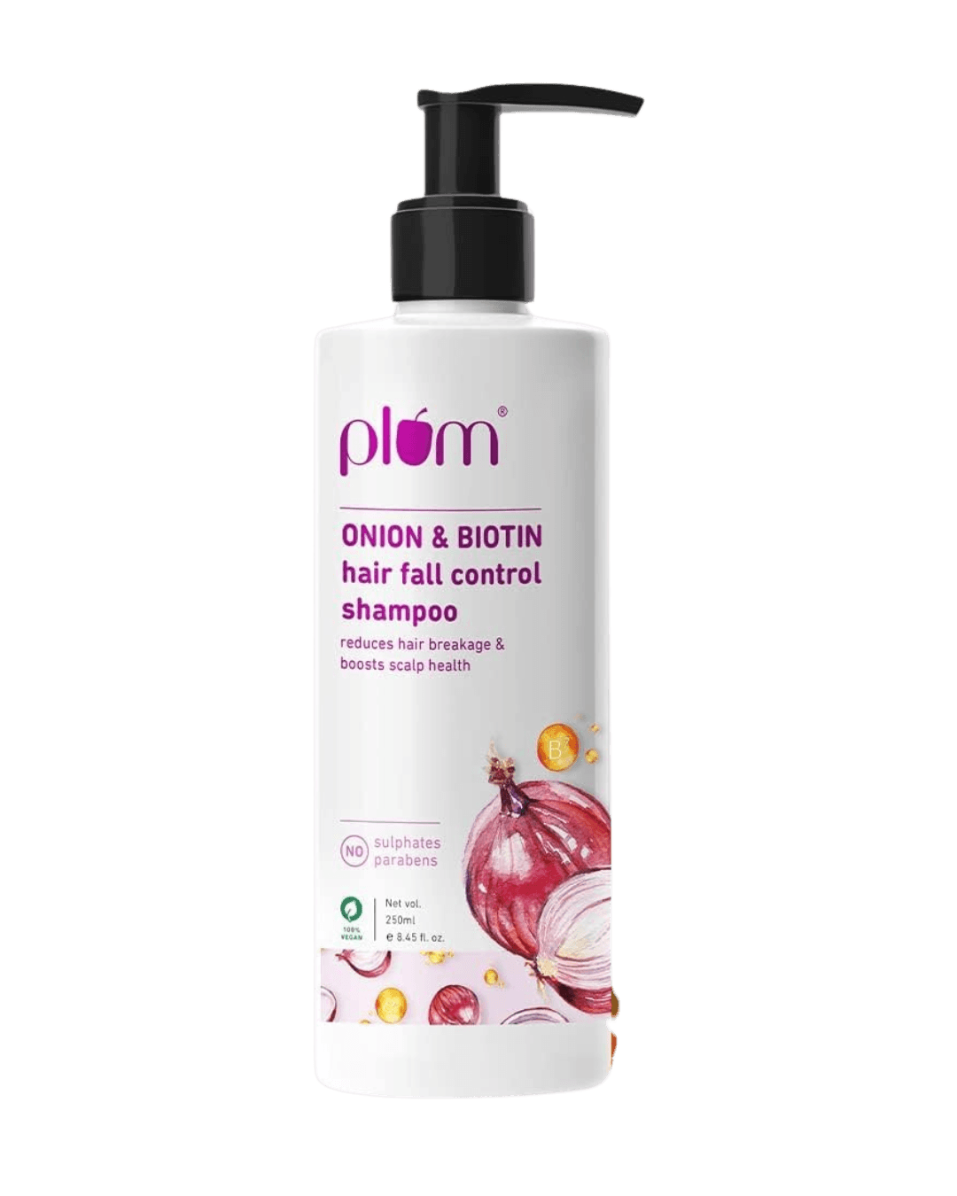 Plum | Goodness Onion | Biotin Hair Fall Control Shampoo | 250Ml