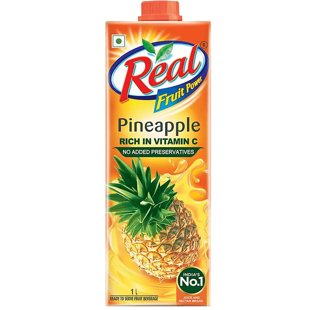 Real Pineapple Fruit Power Juice | 1Ltr