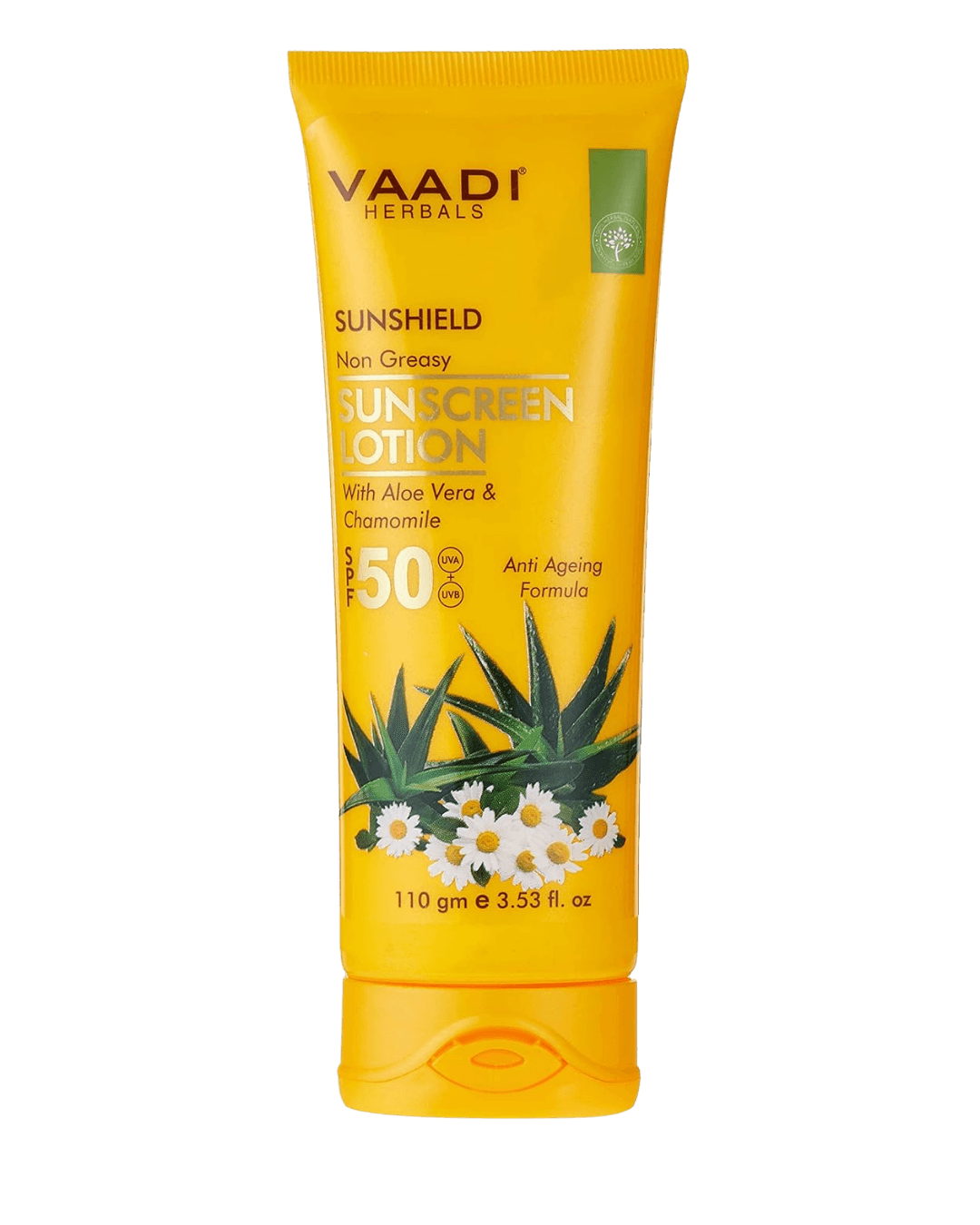 Vaadi Herbals | Non-Greasy SPF 50 Sunscreen Lotion | 110 gm