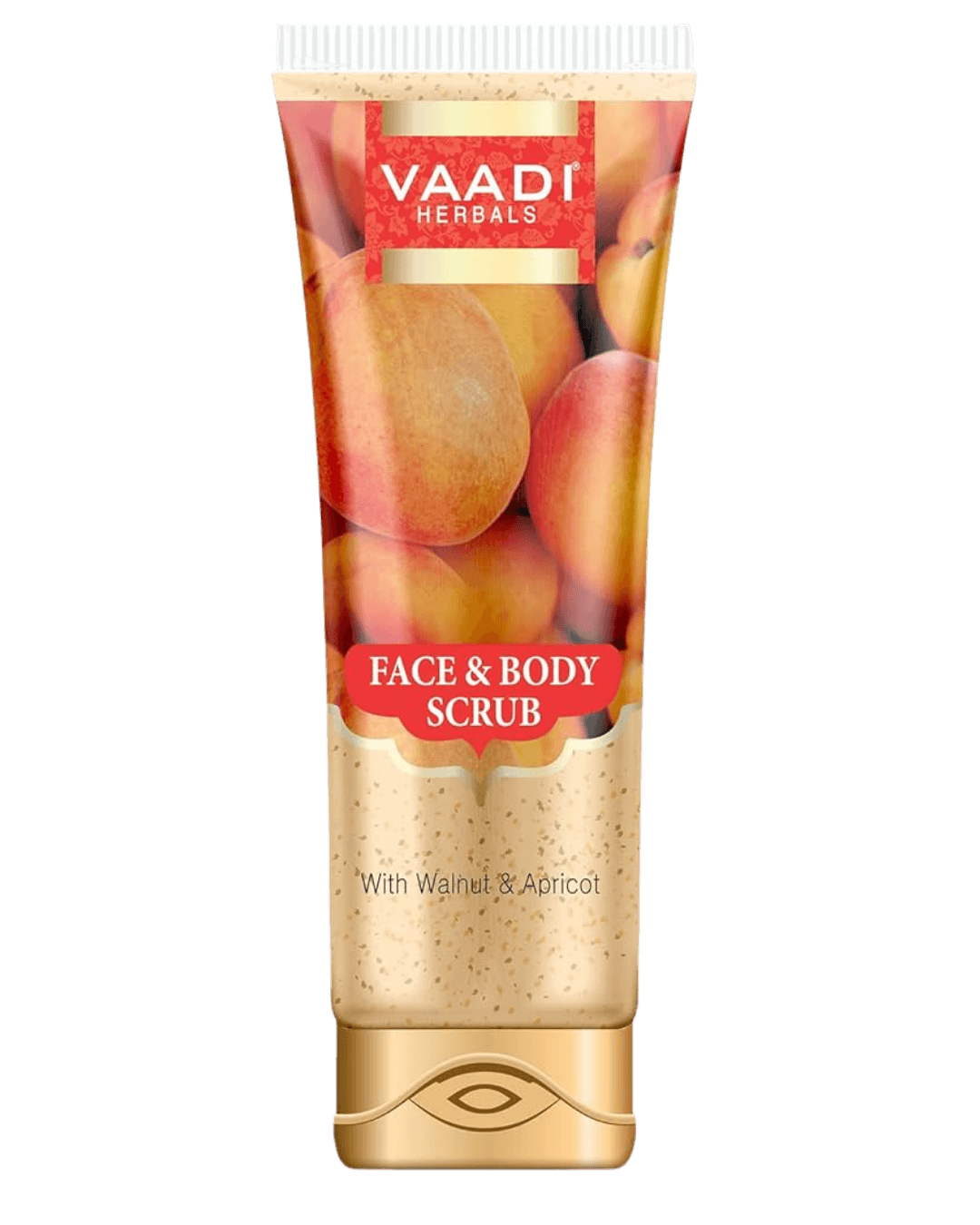 Vaadi Herbals | Face & Body Scrub | with Walnut & Apricot | 110 gm