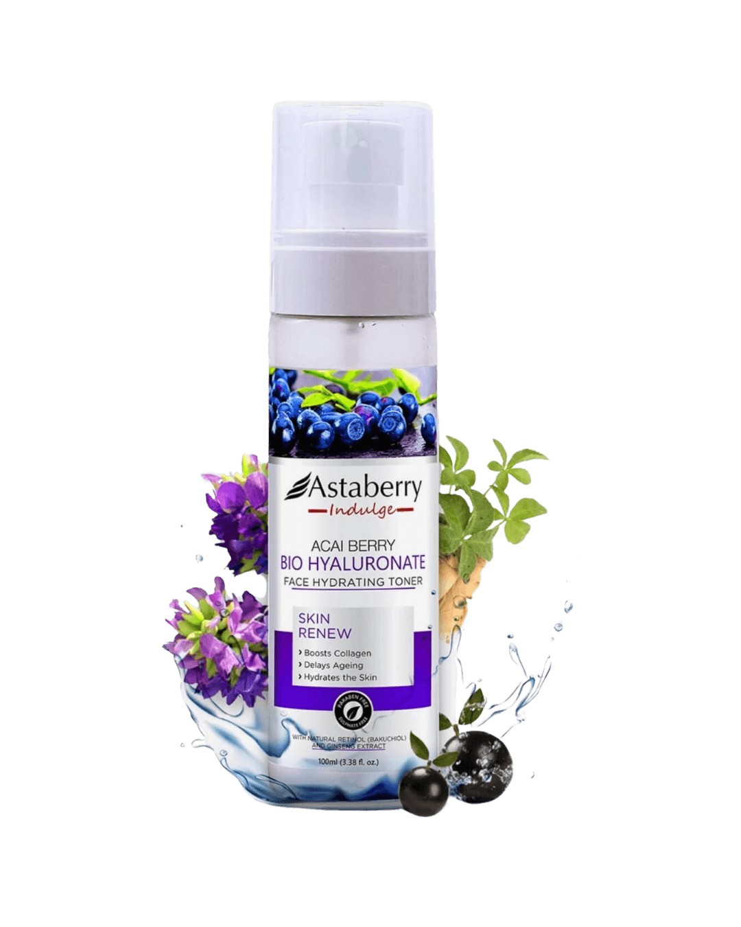 Astaberry | Acai Berry Bio Hyaluronate | Face Toner | 100ml