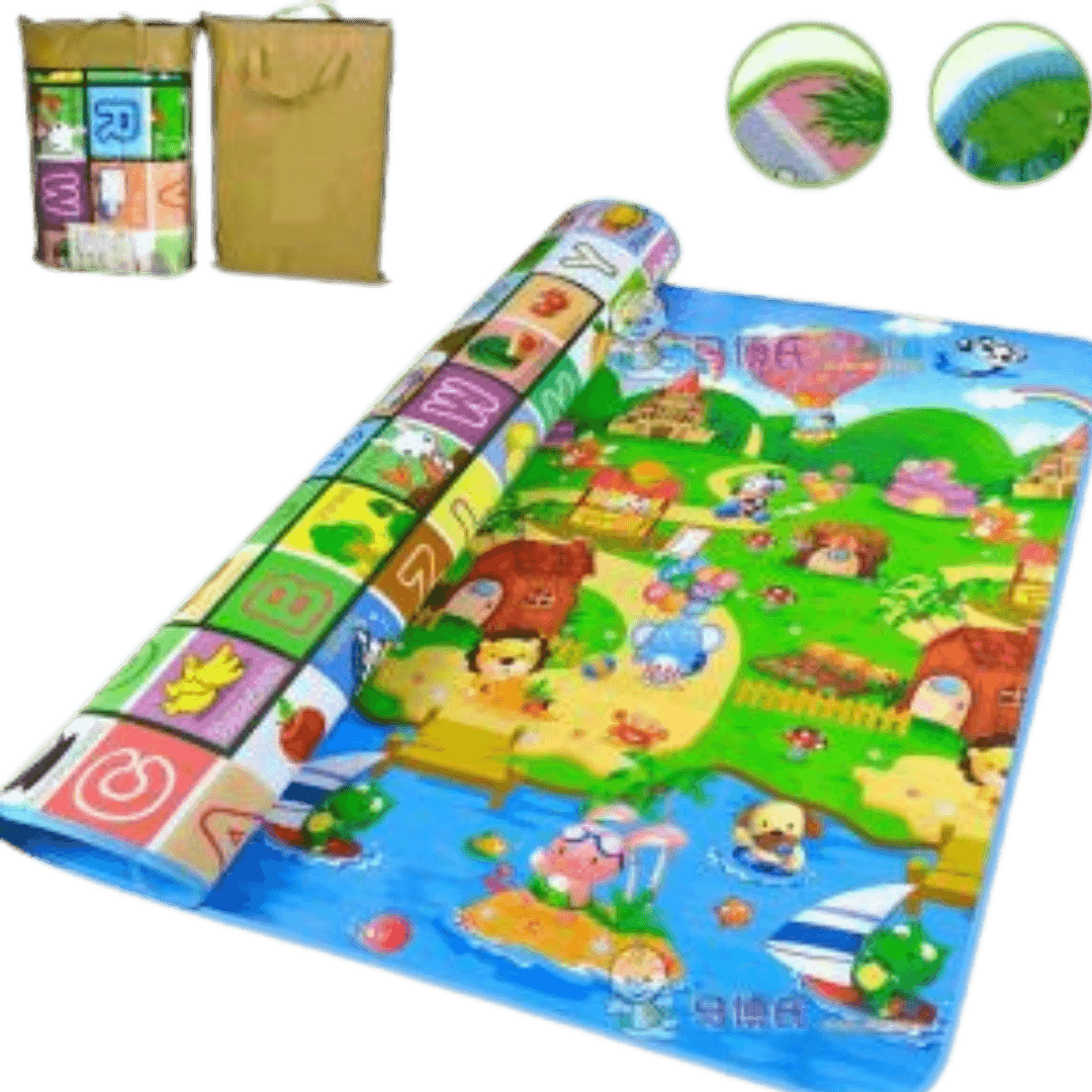 Double Sided Water Proof Baby Big Size Abc Play Mat | 6 x 6 Feet