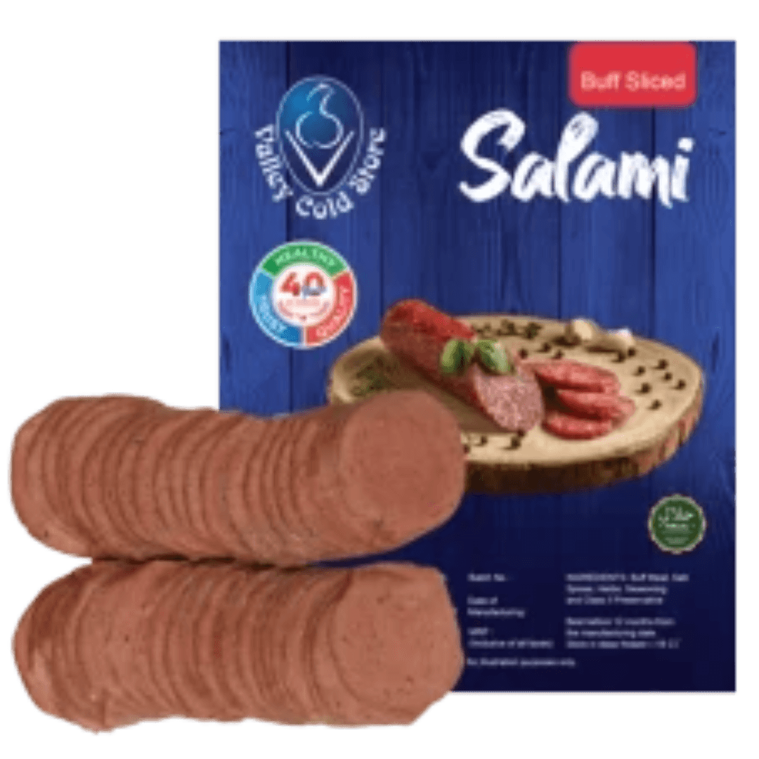 Frozen Buff Salami Slice | 500GM