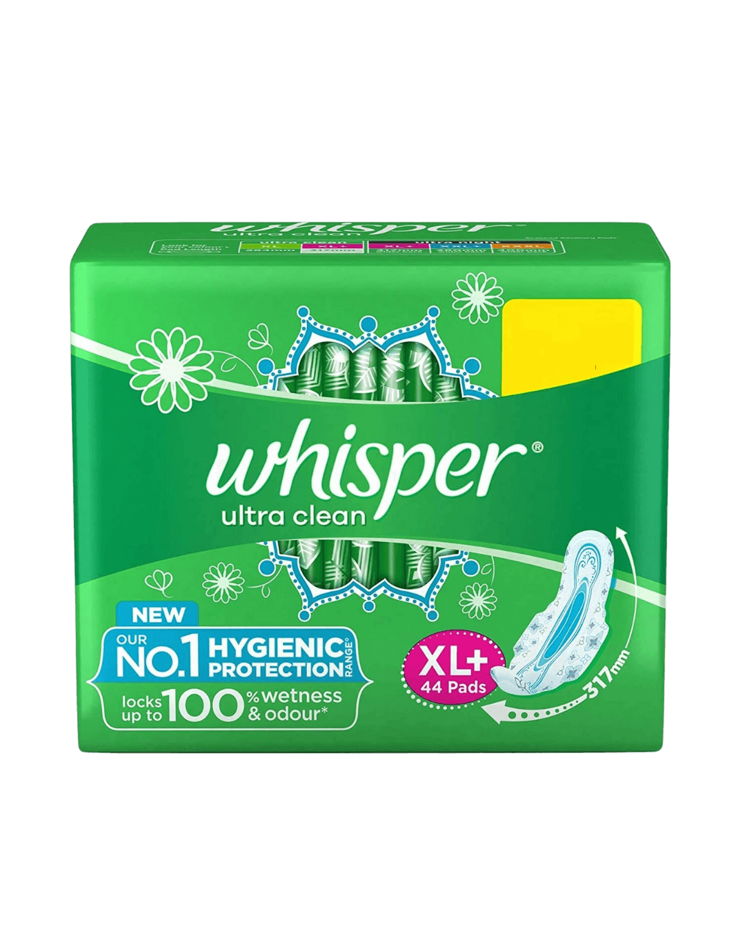 Whisper| Ultra Clean | XL+ | 44's Pads