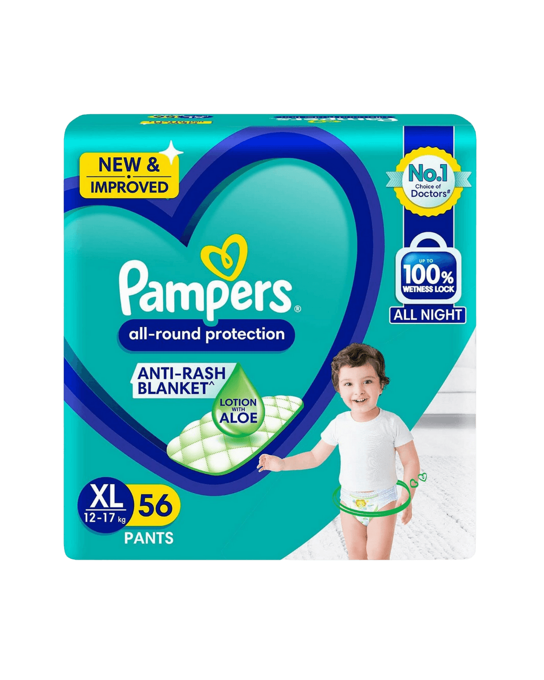 Pampers Diapers Baby Pants XL | 56Pcs |( 13-18 kg)