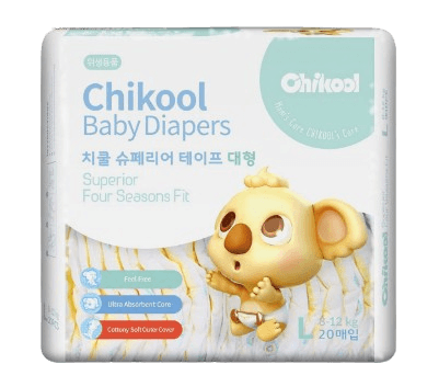 Chikool Superior Tape Diapers Large | (9-14 kg)