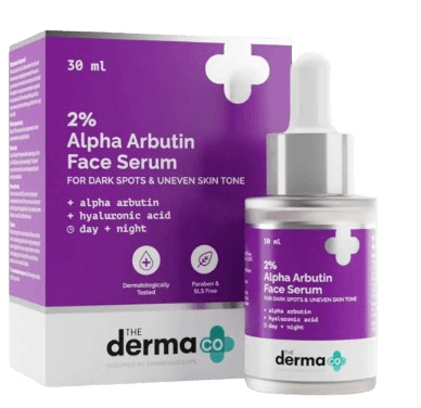 The Derma Co 2% Alpha Arbutin Face Serum