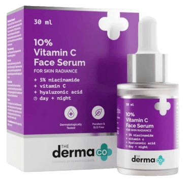 The Derma Co. 10% Vitamin C Face Serum Niacinamide & Hyaluronic Acid